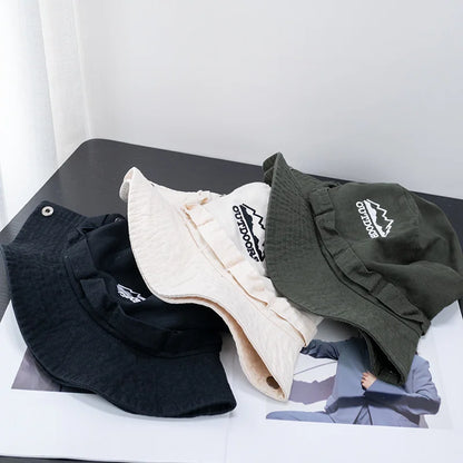 Wide Brim UV Protection Bucket Hat