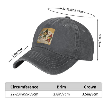 Yoshitomo Nara Funny Denim Baseball Cap