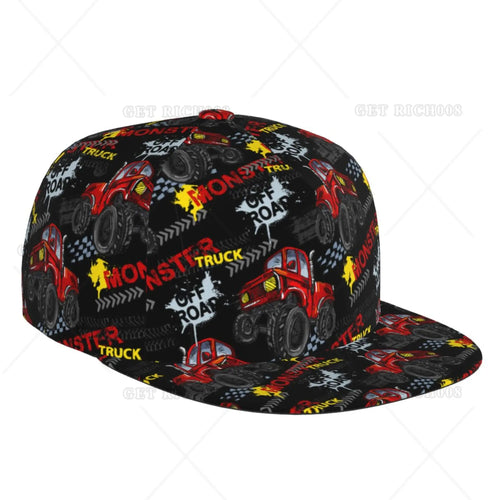 Monster Truck Snapback Cap