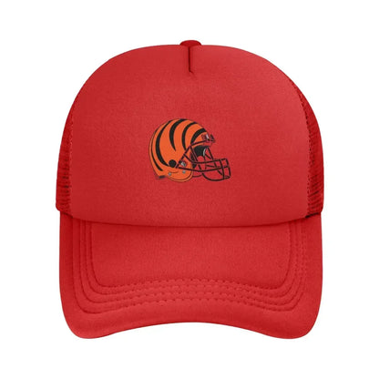 Cincinnati Bengals Helmet Stripe Mesh Baseball Cap