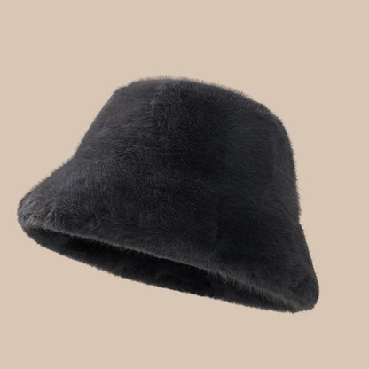 Warm Lamb Wool Winter Bucket Hat