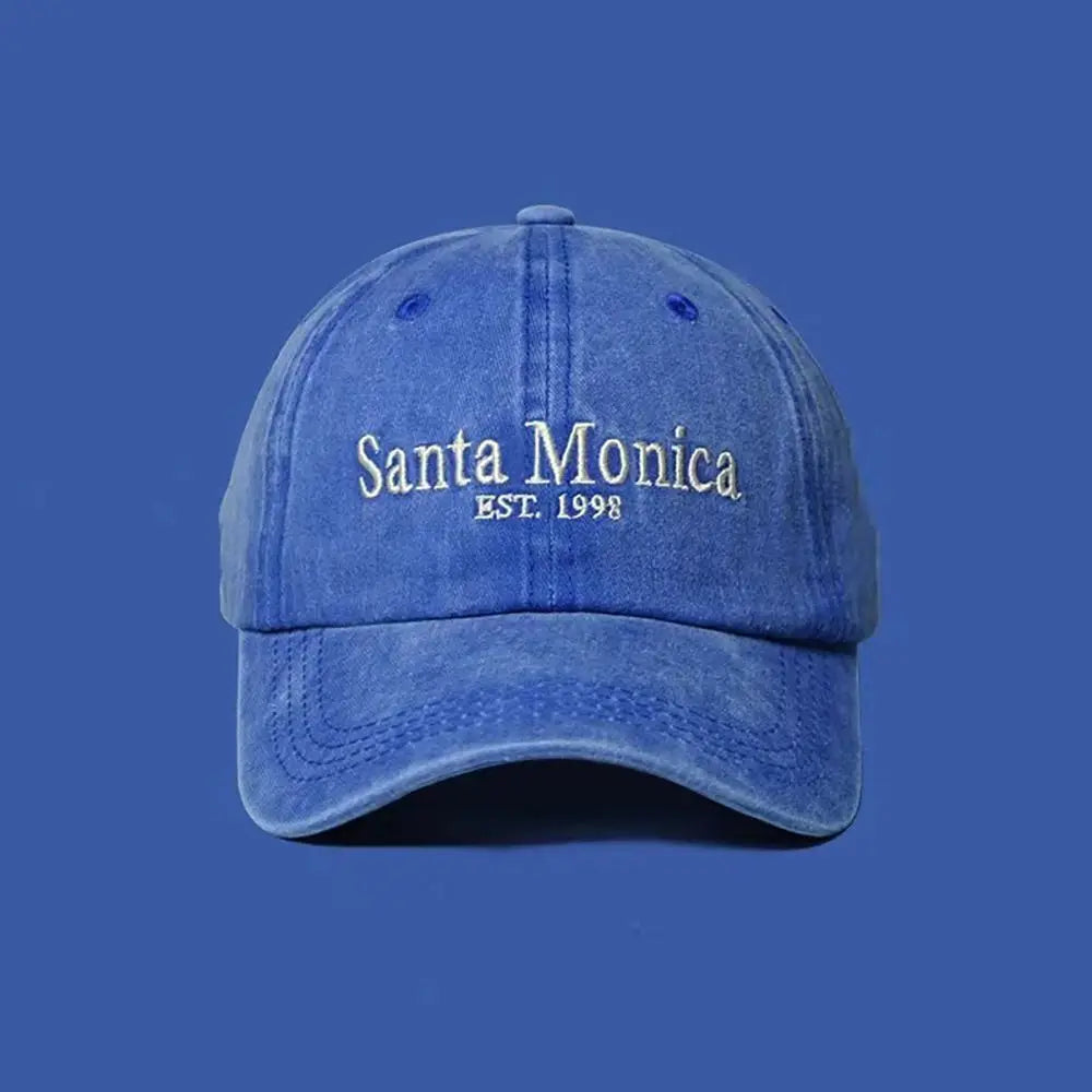 Face Slimming Letter Embroidered Baseball Cap