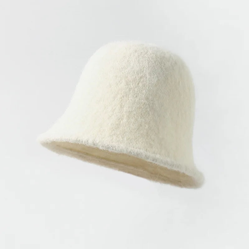 Winter Windproof Simple Design Bucket Hat