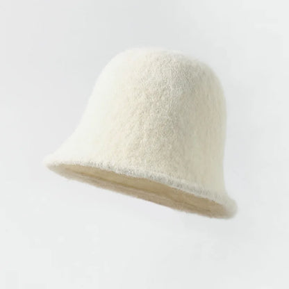 Winter Windproof Simple Design Bucket Hat