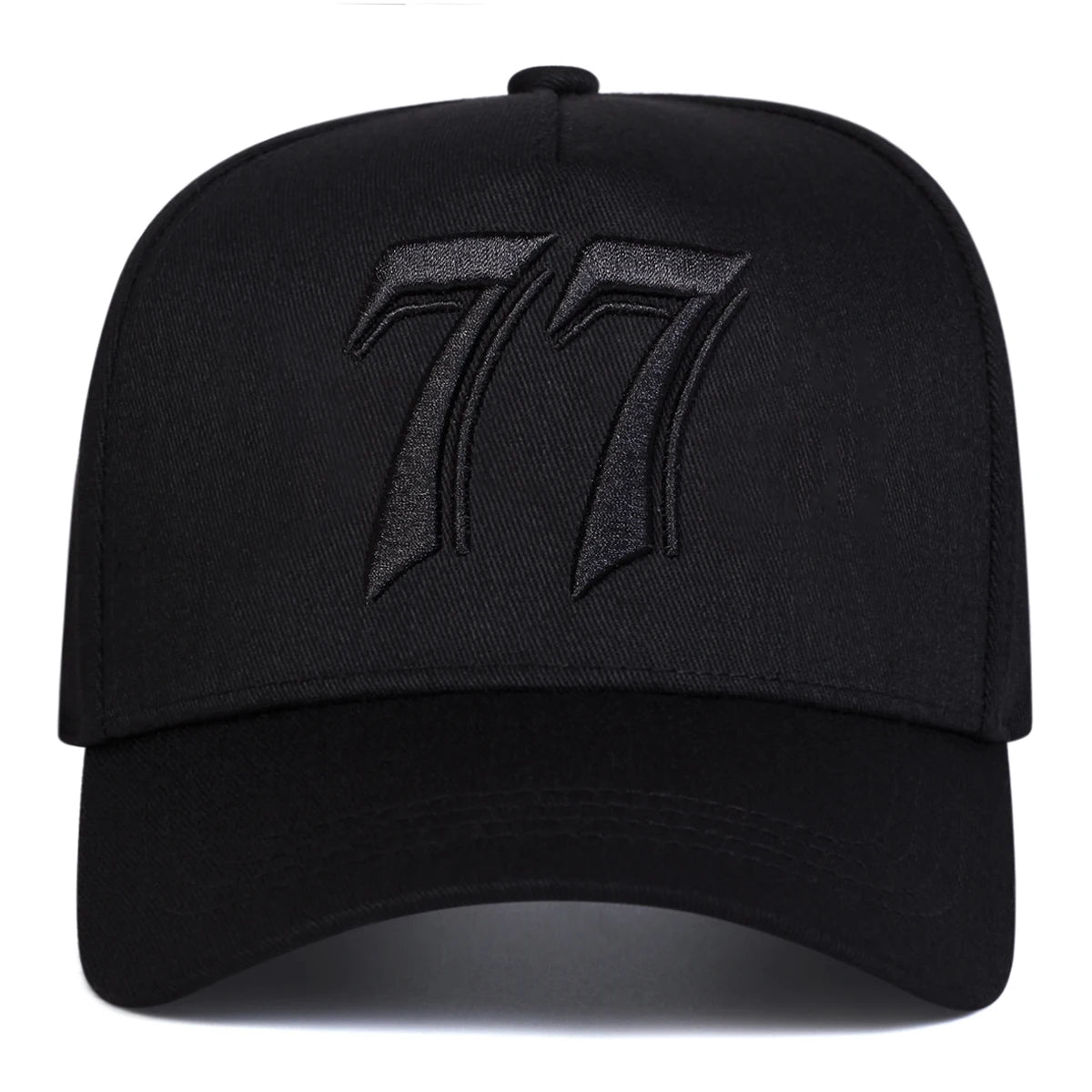 Unisex 77 Letter Embroidery Adjustable Baseball Cap