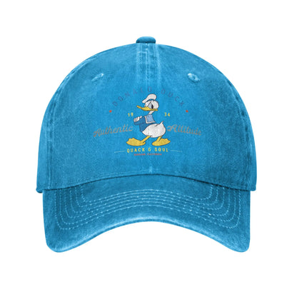 Donald Duck Authentic Print Snapback Baseball Cap