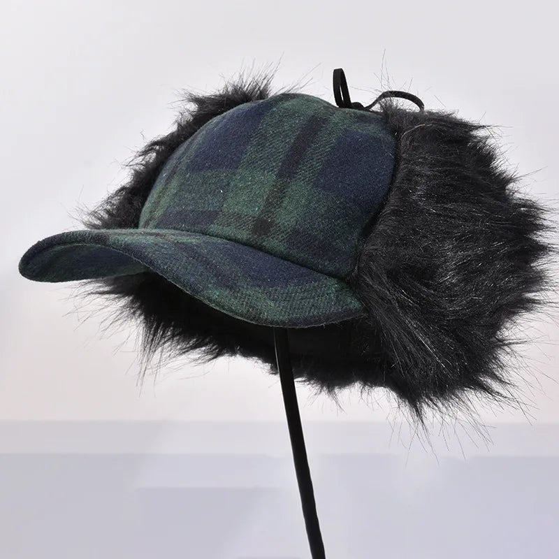 YY Embroidery Corduroy Fleece Winter Baseball Cap