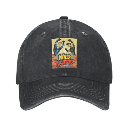 Wild Kratts Washed Denim Baseball Cap