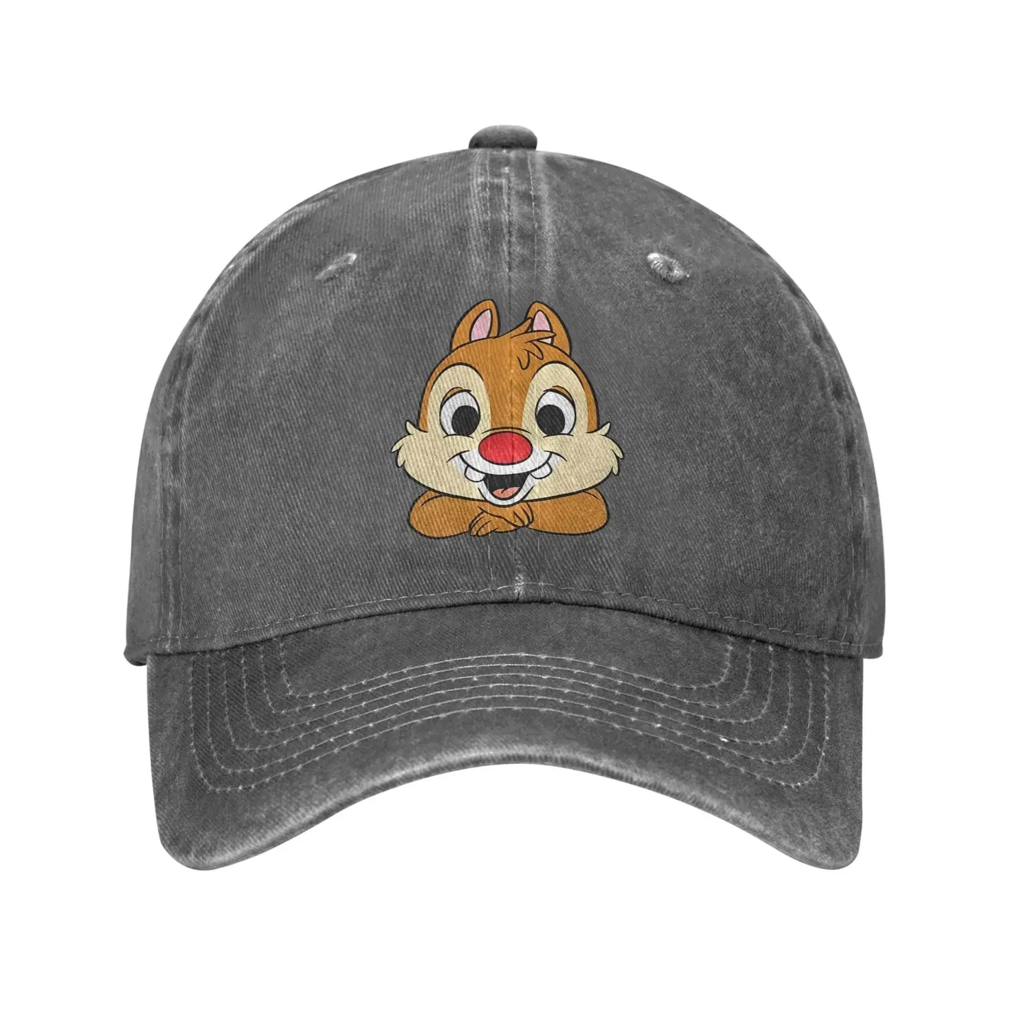 Chip N Dale Washed Y2K Funny Baseball Cap