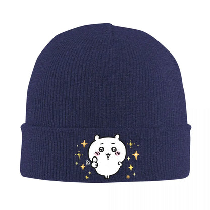 Kawaii Chiikawa Manga Winter Knit Bucket Hat