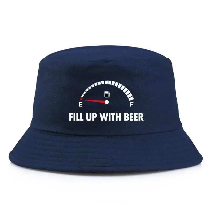 Fill Up With Beer Reversible Bucket Hat