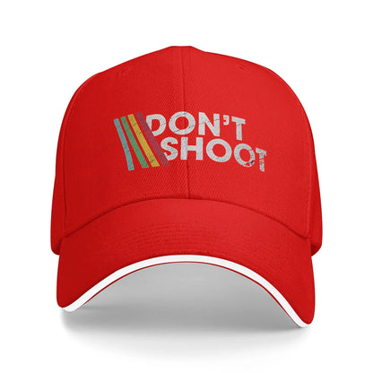 Don't Shoot Arcade Raiders Striped Baseball Cap
