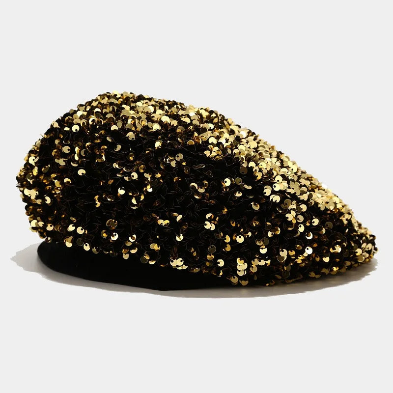 Ladies Sequin Octagonal Festival Style Bucket Hat