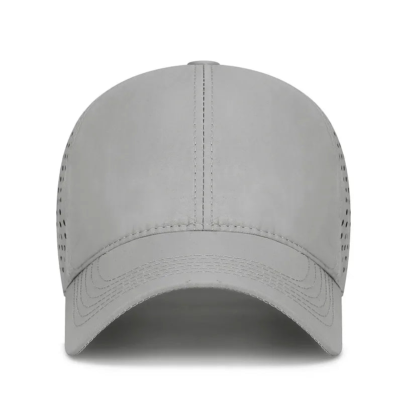 Lightweight Quick Dry Laser Punched Baseball Cap