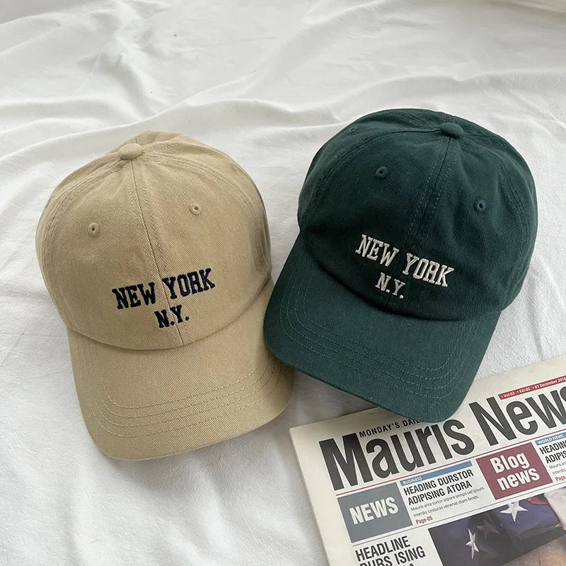 Casual Cotton Letter Baseball Cap
