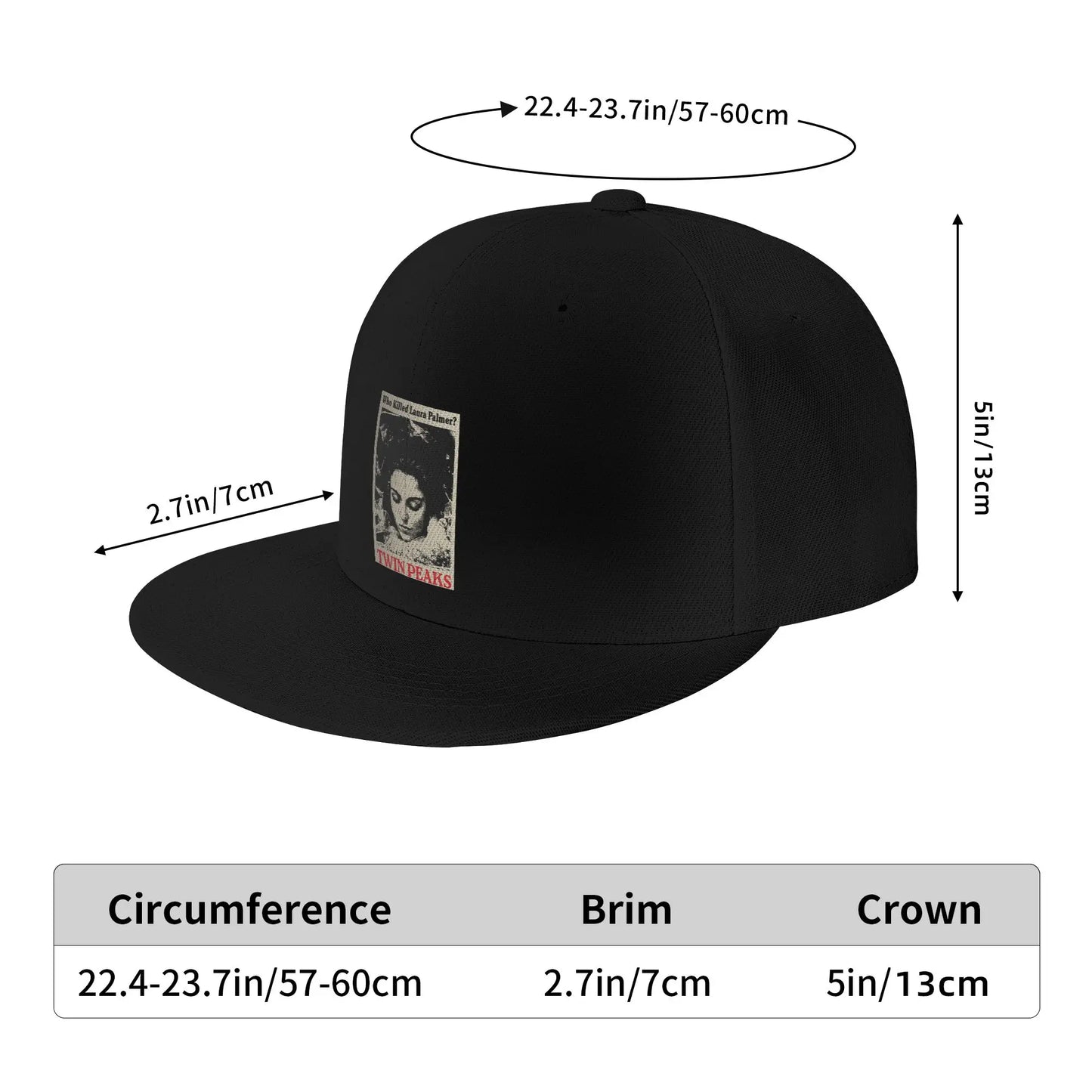 Twin Peaks Laura Palmer Mystery Snapback Cap