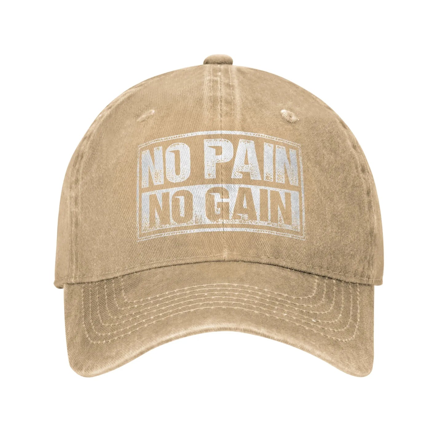 No Pain No Gain Gym Training Baseball Cap
