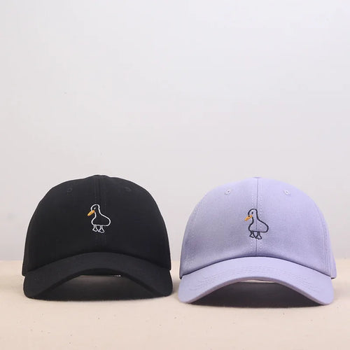 Duck Embroidered Casual Couple Baseball Cap