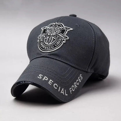 Oversize Cotton Curved Peak Baseball Cap