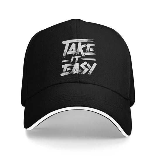 Art Letter Summer Take It Easy Baseball Cap