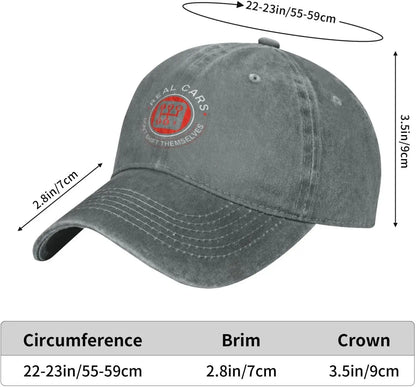 Real Cars Dont Shift Themselves Vintage Baseball Cap