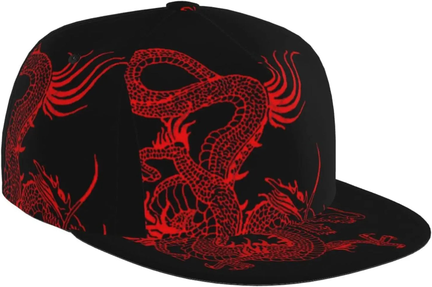 Dragon Flat Bill Adjustable Baseball Cap