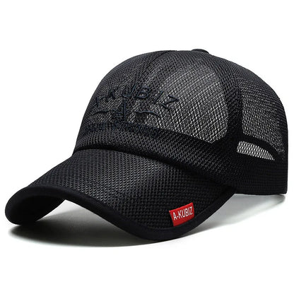 Men's Summer Mesh Breathable Quick Dry Baseball Cap