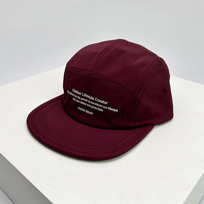 Street Letter Flat Brim Unisex Snapback Cap