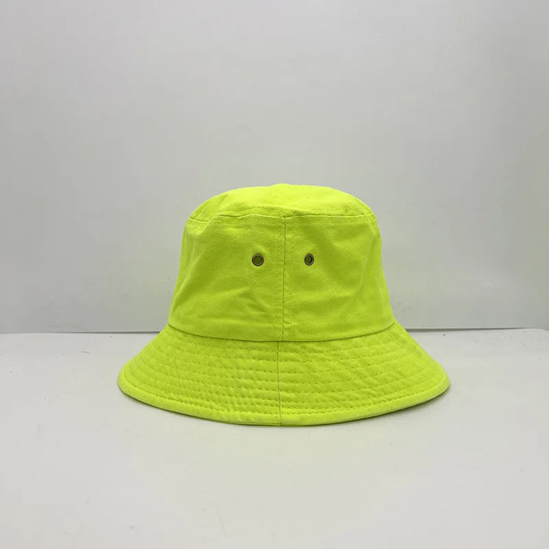 Fluorescent Green Bucket Hat Four Seasons Candy
