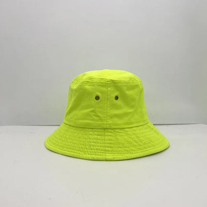 Fluorescent Green Bucket Hat Four Seasons Candy