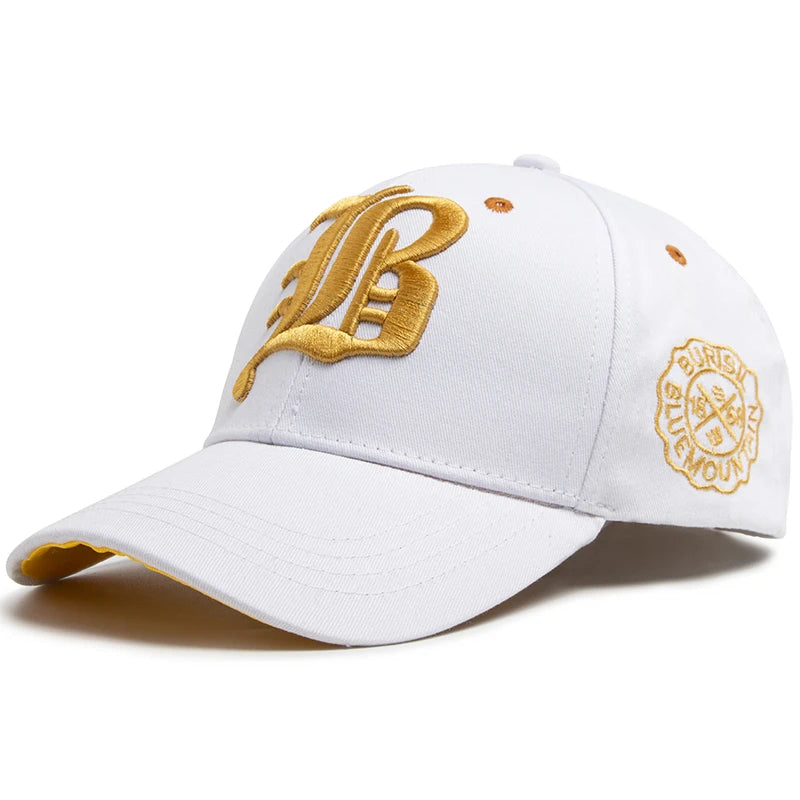 Unisex Letter Embroidered Cotton Baseball Cap