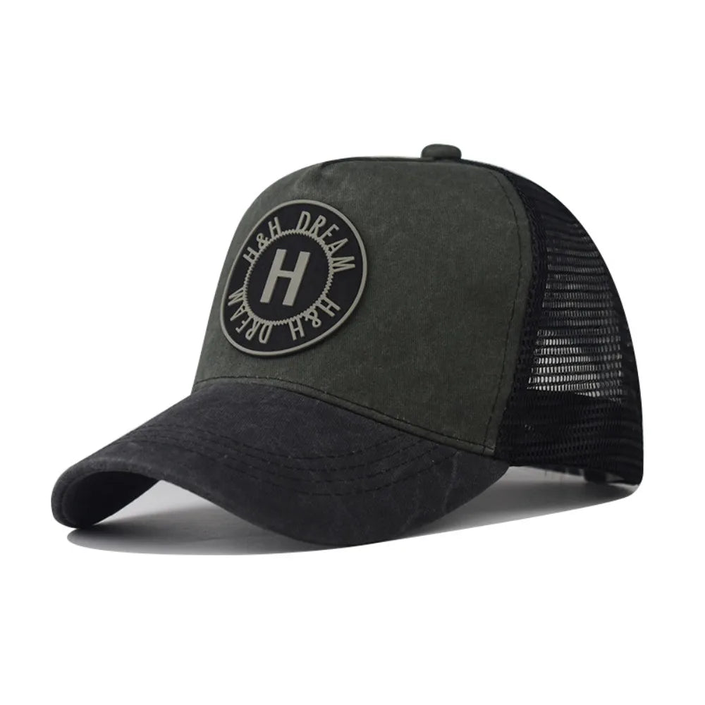 Two Tone Breathable Mesh Baseball Cap