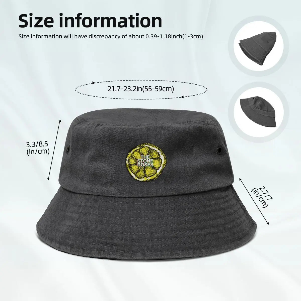 The Stone Roses Black Icon Bucket Hat