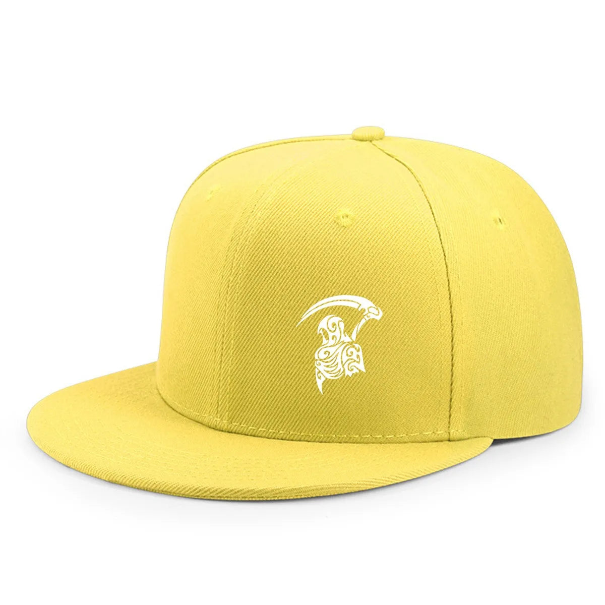 Grim Reaper Tribal Graphic Streetwear Snapback Cap