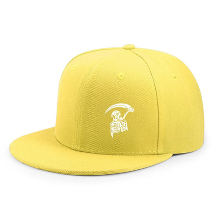 Grim Reaper Tribal Graphic Streetwear Snapback Cap