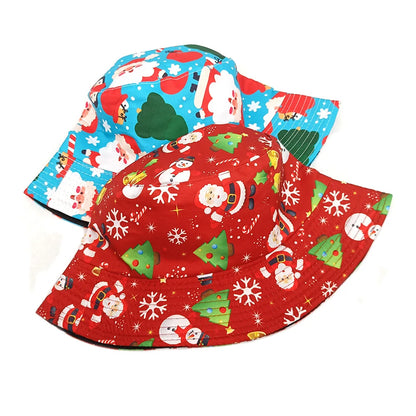 Santa Claus Christmas Printed Bucket Hat