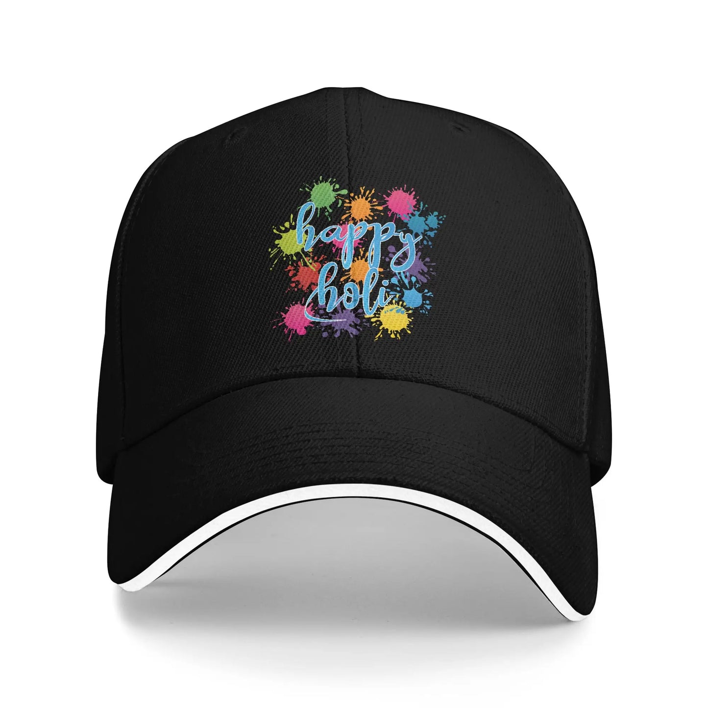Happy Holi Color Festival Custom Baseball Cap