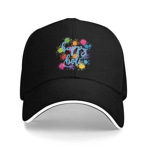 Happy Holi Color Festival Custom Baseball Cap