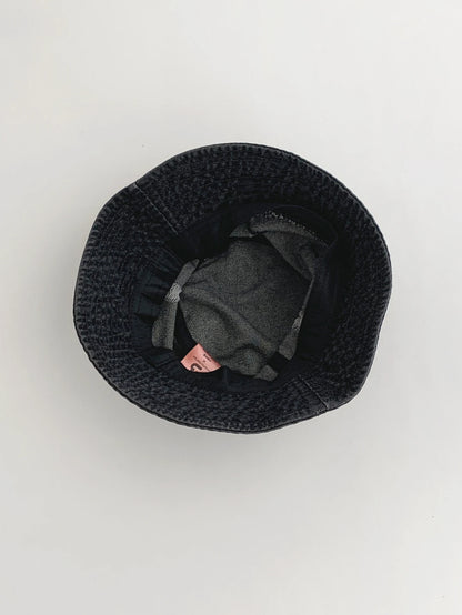 Retro Washed Ripped Denim Fisherman Hat