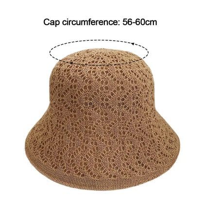 Wide Brim Breathable Beach Fisherman Bucket Hat