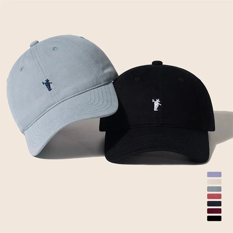 Unisex Simple Farmer Embroidery Cotton Baseball Cap