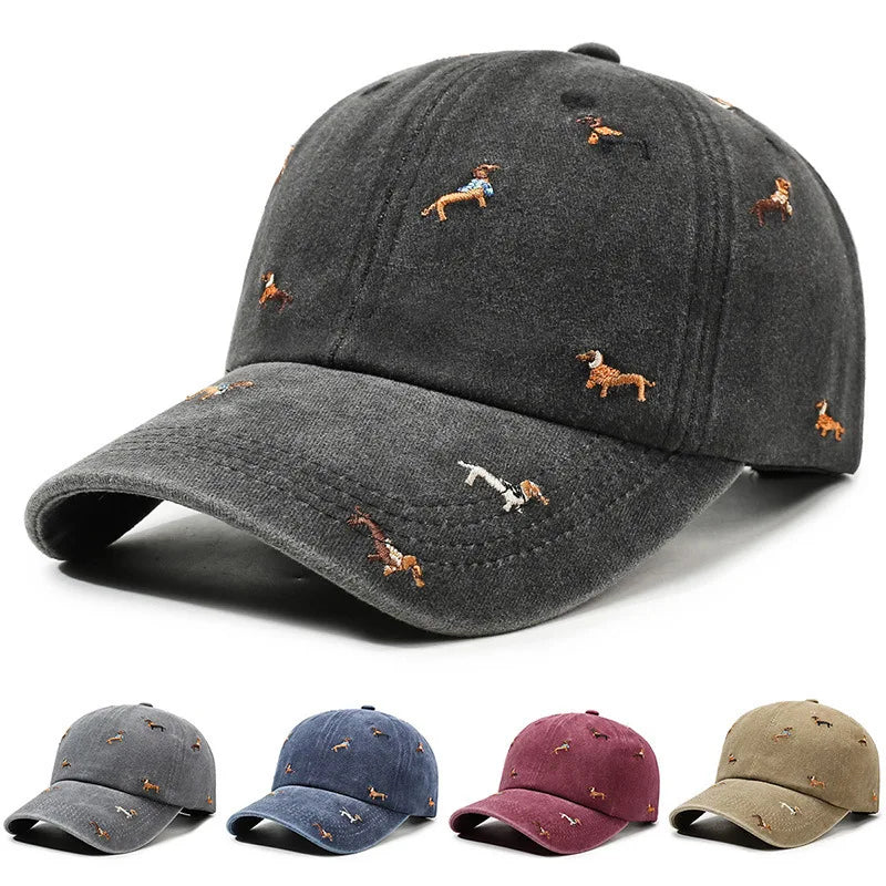 Vintage Washed Australian Wool Distressed Duckbill Baseball Cap