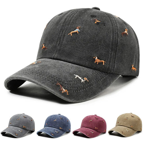 Vintage Washed Australian Wool Distressed Duckbill Baseball Cap