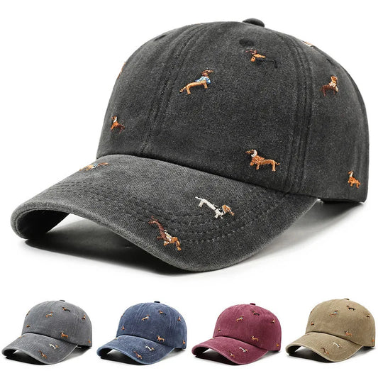 Vintage Washed Australian Wool Distressed Duckbill Baseball Cap