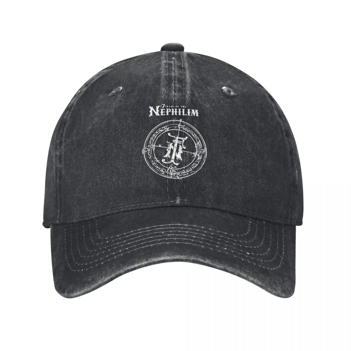 Campi Del Nephilim Classic Logo Denim Baseball Cap