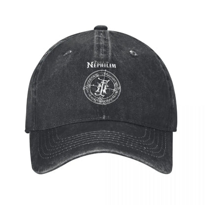 Campi Del Nephilim Classic Logo Denim Baseball Cap