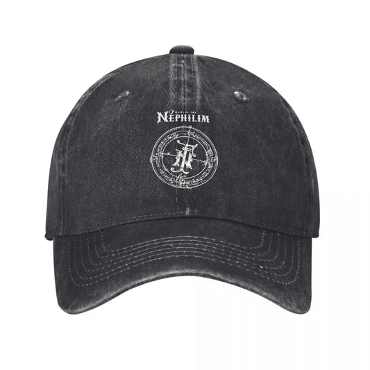 Campi Del Nephilim Classic Logo Denim Baseball Cap