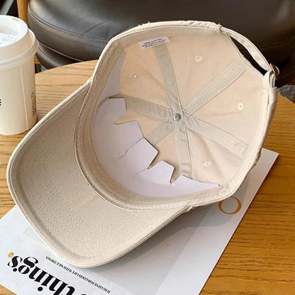 JK Korean Letter Embroidered Hip Hop Baseball Cap