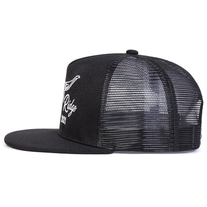 Ox Head Letter Embroidery Outdoor Snapback Cap