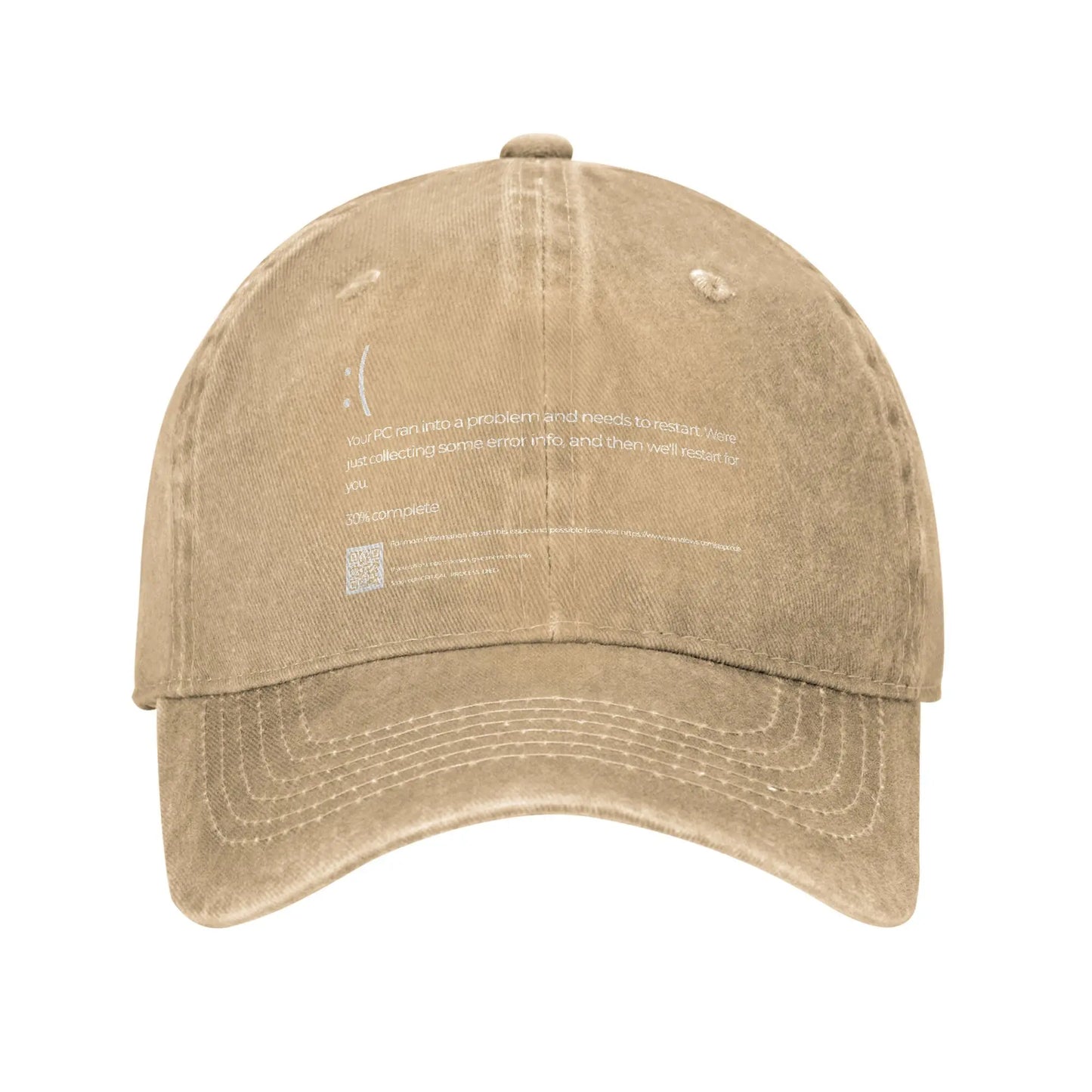 Blue Screen Of Death Casual Trucker Baseball Cap
